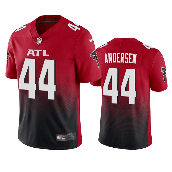 Men's Atlanta Falcons #44 Troy Andersen Red Vapor Untouchable Limited Stitched Jersey Men's Atlanta Falcons #44 Troy Andersen Red Vapor Untouchable Limited Stitched Jersey